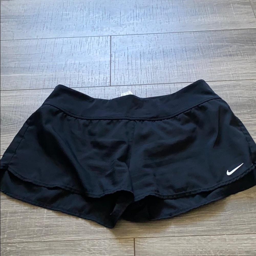 black nike shorts